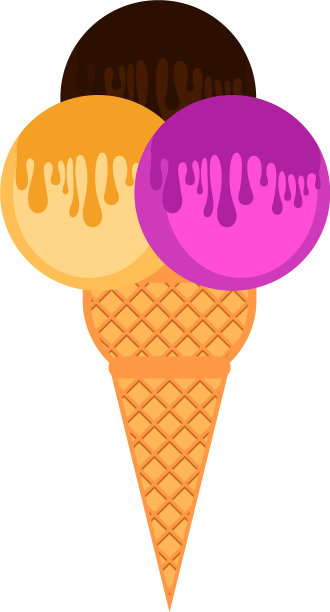 孤立的冰淇淋图标图片下载