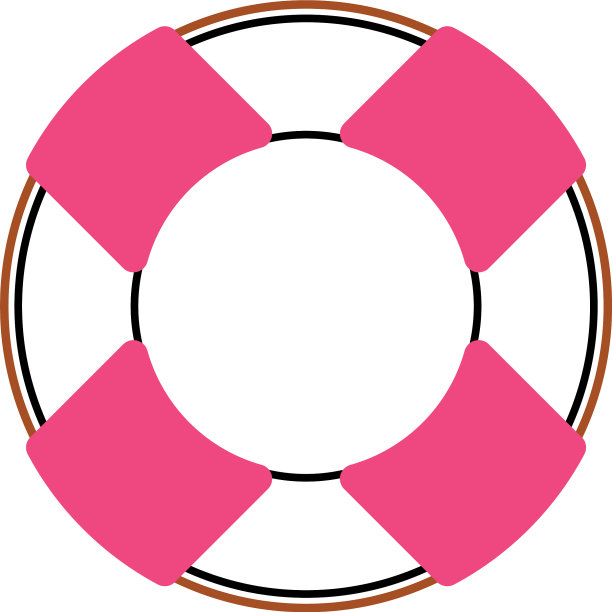 浮救生员孤立图标图片下载