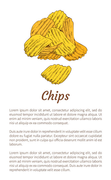 炸土豆片海报图片下载