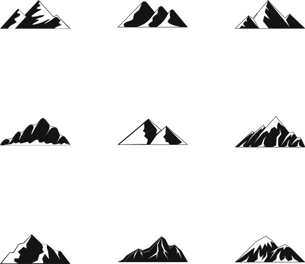 高地图标设置简单的风格图片下载