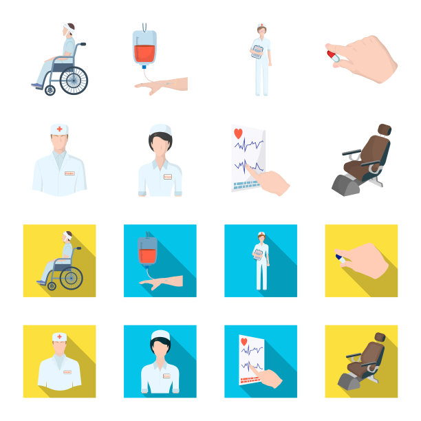 主治医生给护士做了心电图图片下载