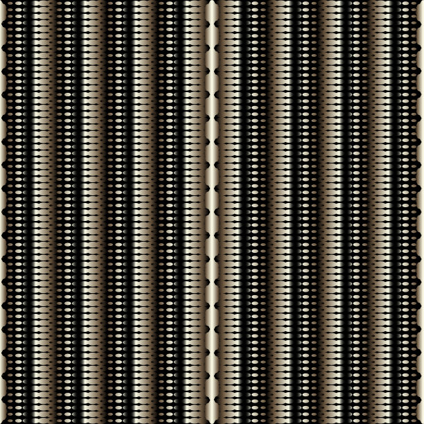 条纹黑色和金色半色调3d无缝图片下载