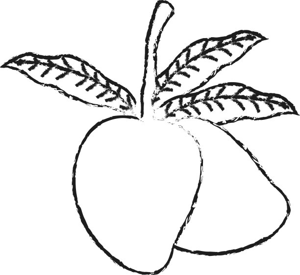 芒果水果图标形象图片下载