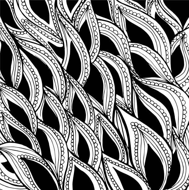 简单的黑白图案背景图片下载