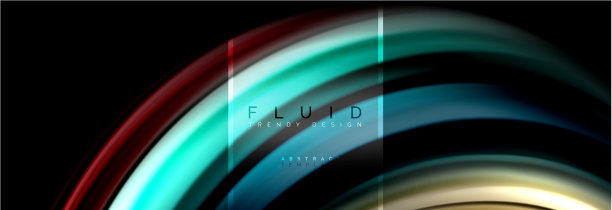 流体颜色抽象背景彩色海报图片下载