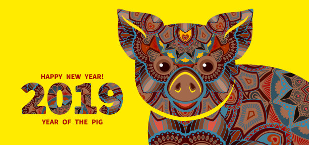 2019年猪年图片下载