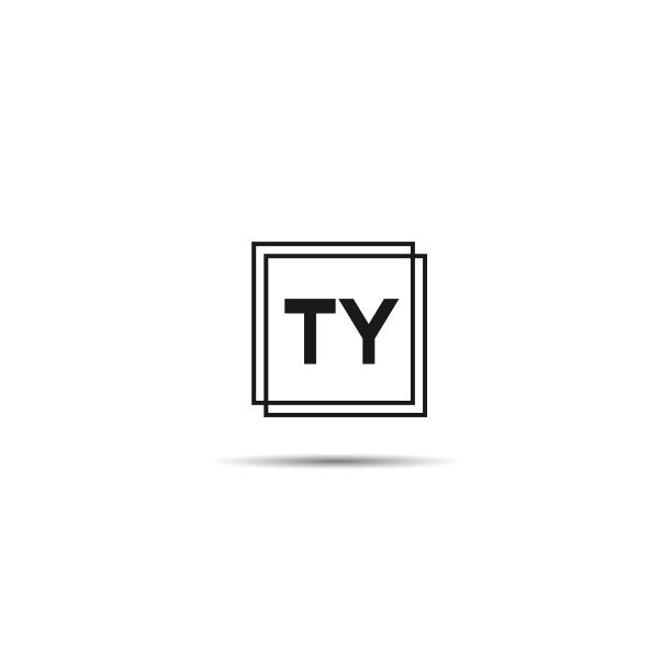 字母TY标志模板设计图片下载