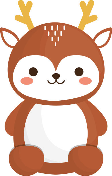 卡哇伊的动物图标图片下载