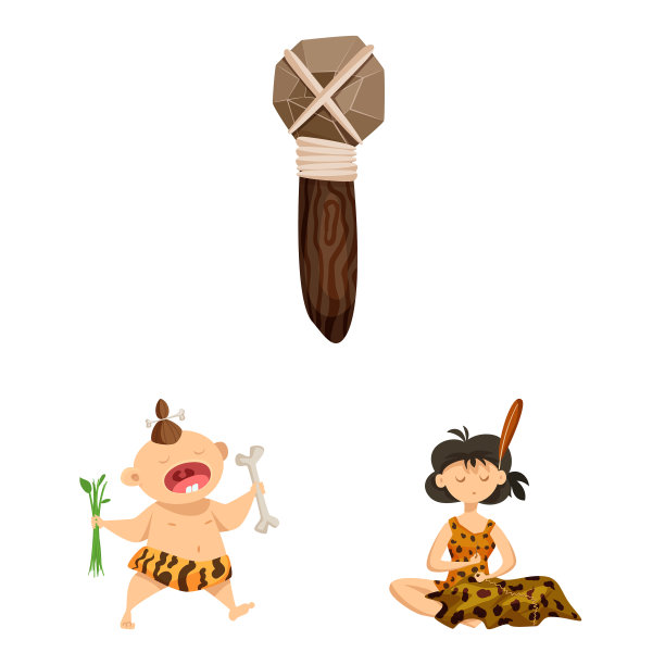 古代和时代的象征设置图片下载