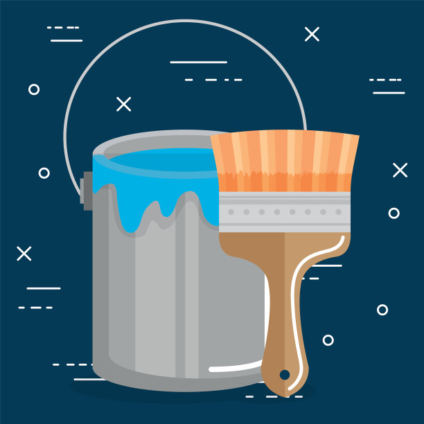 用木桶刷油漆图片下载