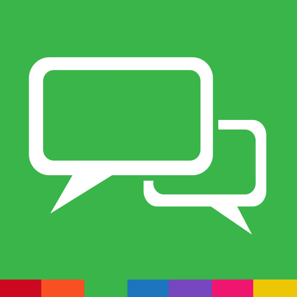 语音气泡图标符号设计图片下载