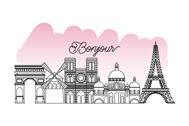 法国巴黎卡图片下载