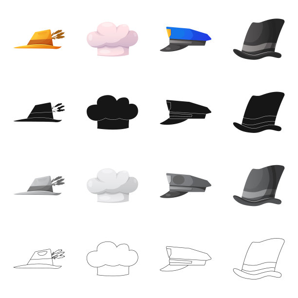 帽子和帽子图标图片下载