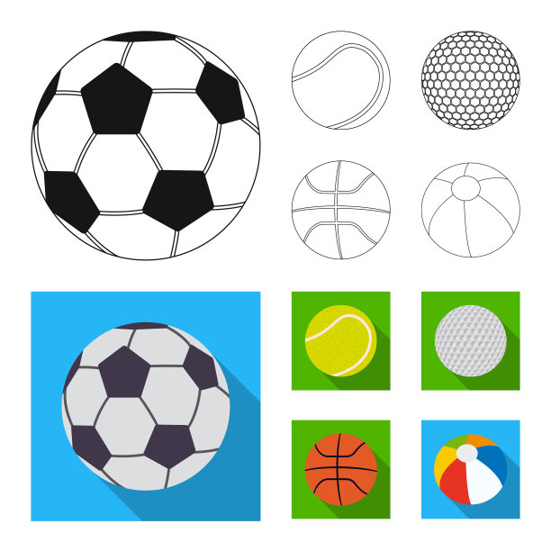 运动和球的标志图片下载