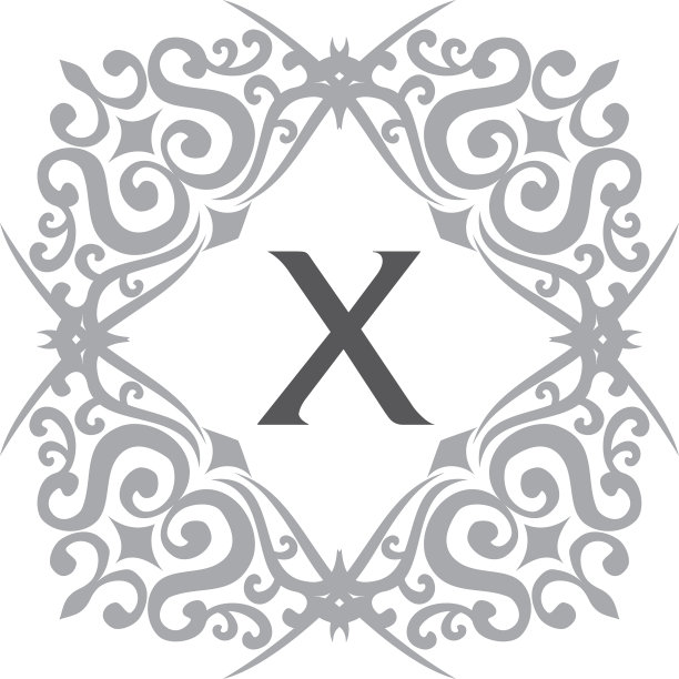 现代字母X图片下载