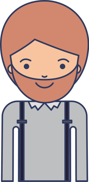 半裸男人，带背带，留胡子图片下载