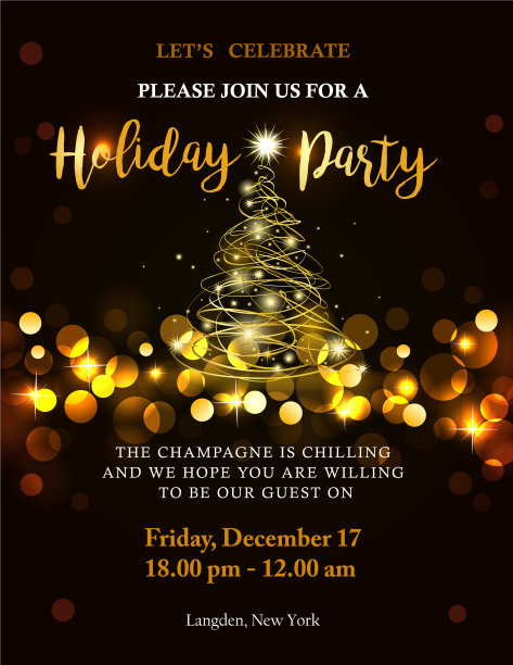 节日聚会的邀请图片下载