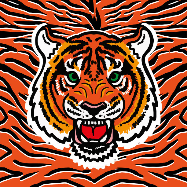 野生老虎打印图片下载