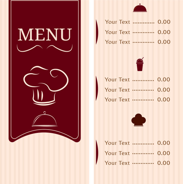 抽象的菜单显示图片下载