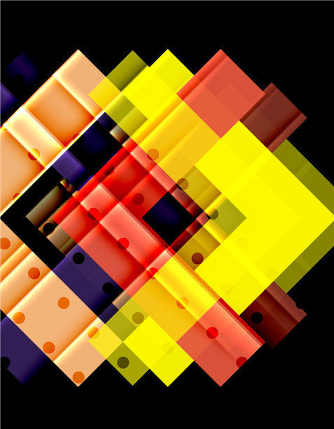 黑色背景上的彩色箭头图片下载