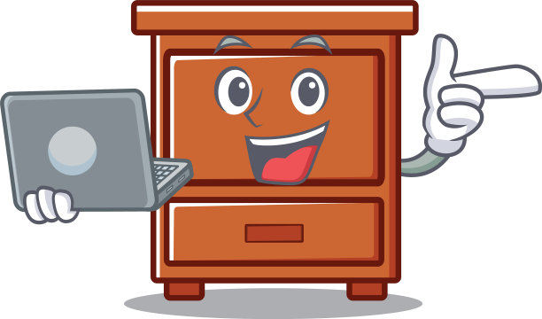 用笔记本木抽屉人物卡通图片下载