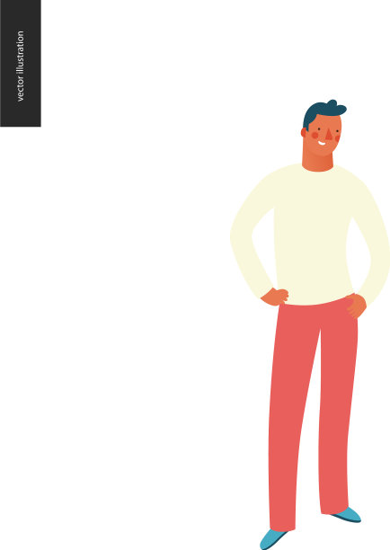 聪明的人肖像-年轻人图片下载