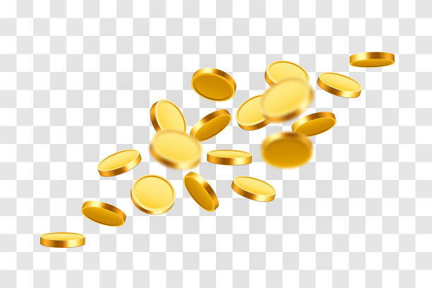 落硬币落钱飞金币图片下载