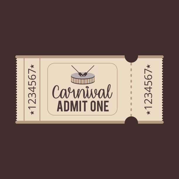 快乐的巴西狂欢节日浅棕色狂欢节图片下载