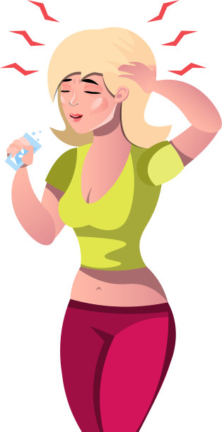 有压力的女人会头疼图片下载