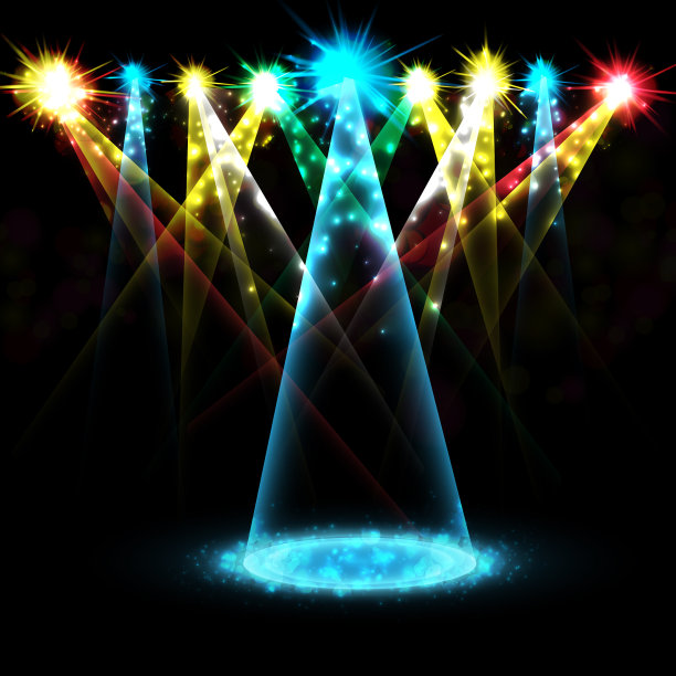 舞台聚光灯下图片下载