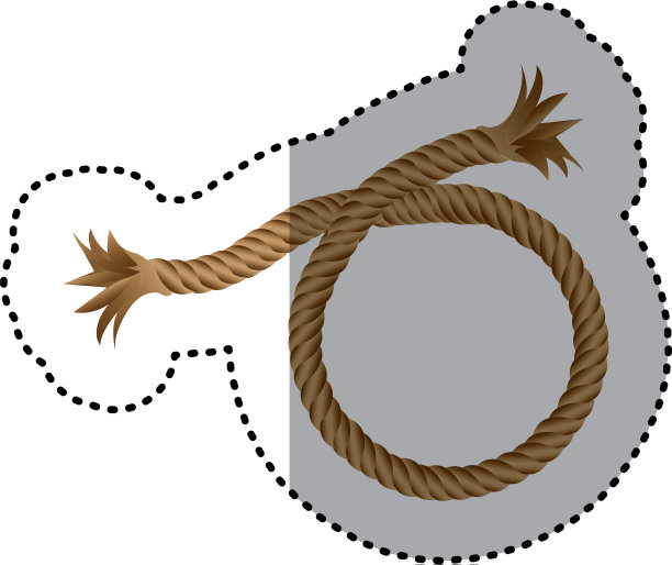 贴纸现实的航海断绳图片下载