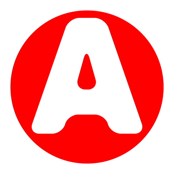 字母A标志设计模板元素图片下载
