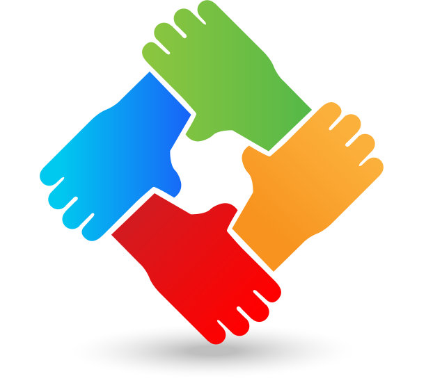 手牵手互相拥抱团队团结和平图片下载