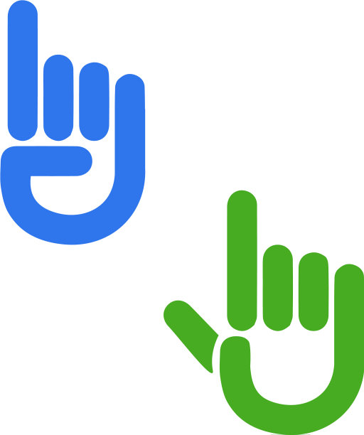 团队指向的手标志图片下载