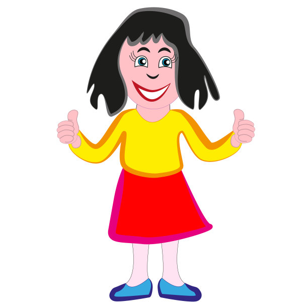 快乐的微笑的女人图片下载