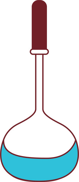 汤勺，器色，型材剪影图片下载