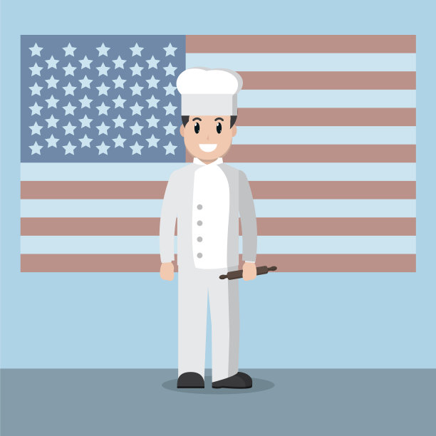 美国厨师卡通图片下载