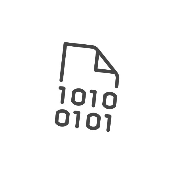 图标智能合约，二进制编程代码页签。摘要算法数1和0。软件数据脚本概念。区块链系列符号。矢量插图孤立图片下载