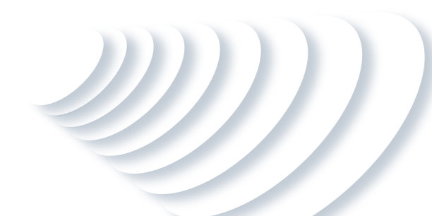 白色背景上的抽象涟漪效应。剪纸风格的圆形带阴影图片下载