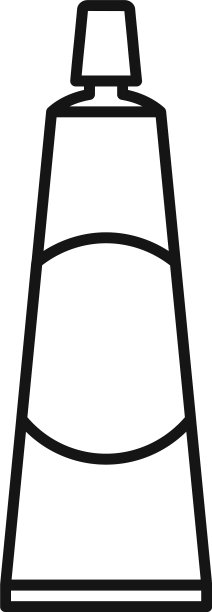 染发管图标轮廓风格图片下载