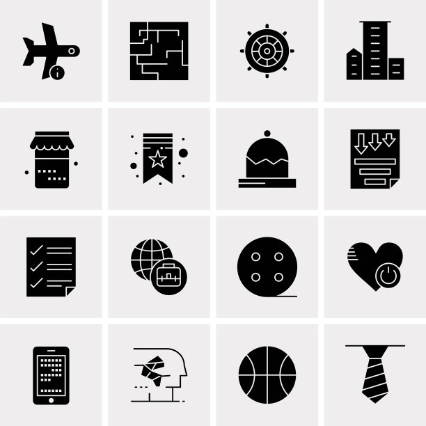 设置16个通用图标业务图片下载