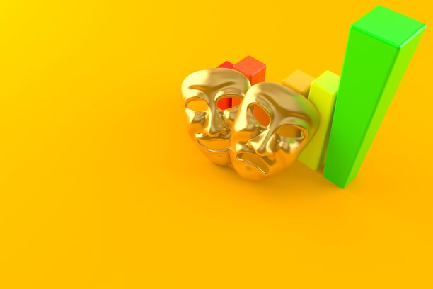 带图表的剧场面具图片下载
