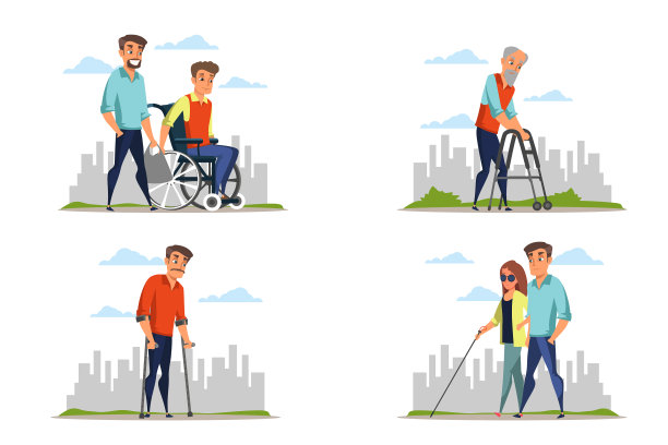 残疾人士平装图片下载