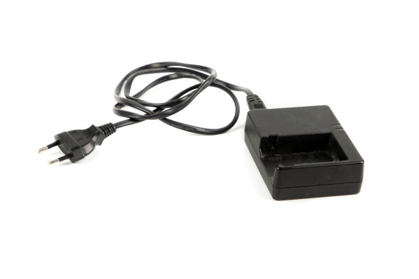 电池充电隔离在白色背景图片下载