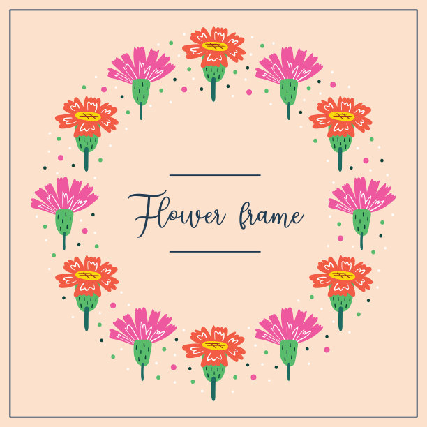 我的小花架。野花的明信片。图片下载