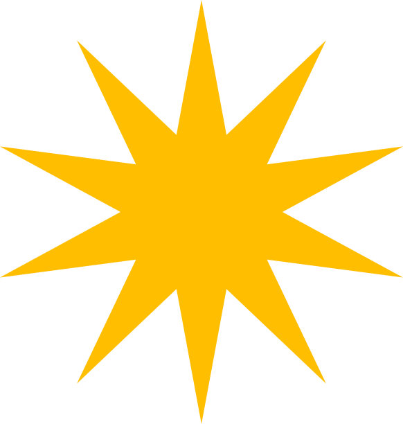 明星偶像。黄色星形矢量图标，孤立。明星在现代简单的平面风格的网页设计。矢量图图片下载