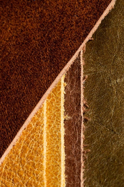 棕色豪华皮革样品特写。可以作为背景吗图片下载