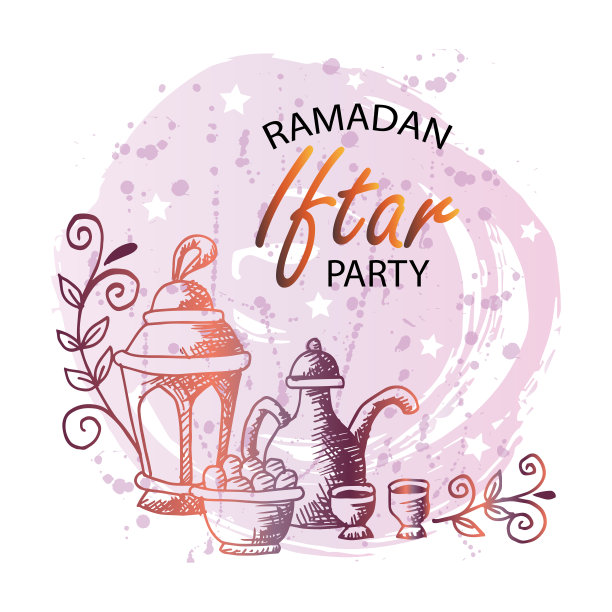 斋月卡里姆开斋派对庆祝图片下载