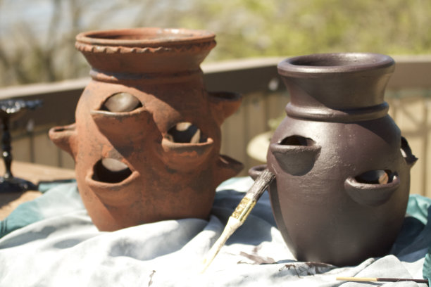 DIY绘制陶土花盆图片下载