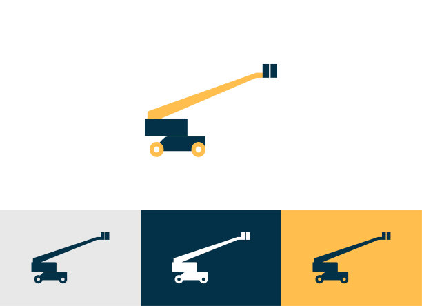 建筑起重机平面图标矢量- UI图标矢量图片下载